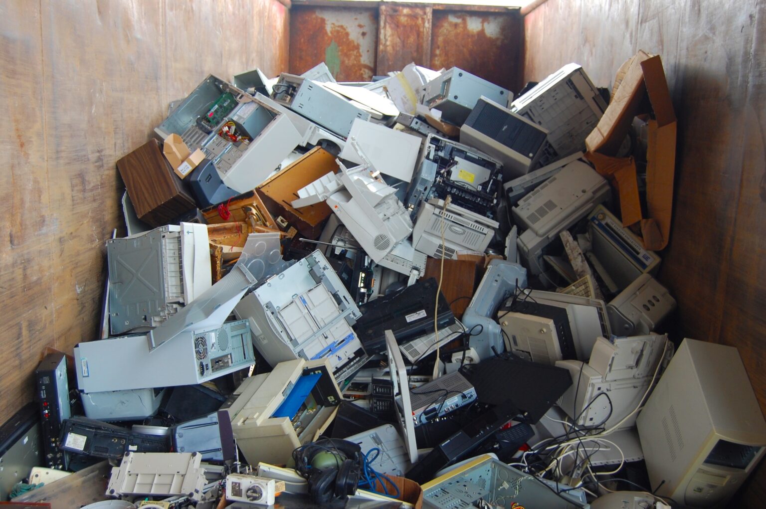 komputer, technologia, śmieci, elektrośmieci