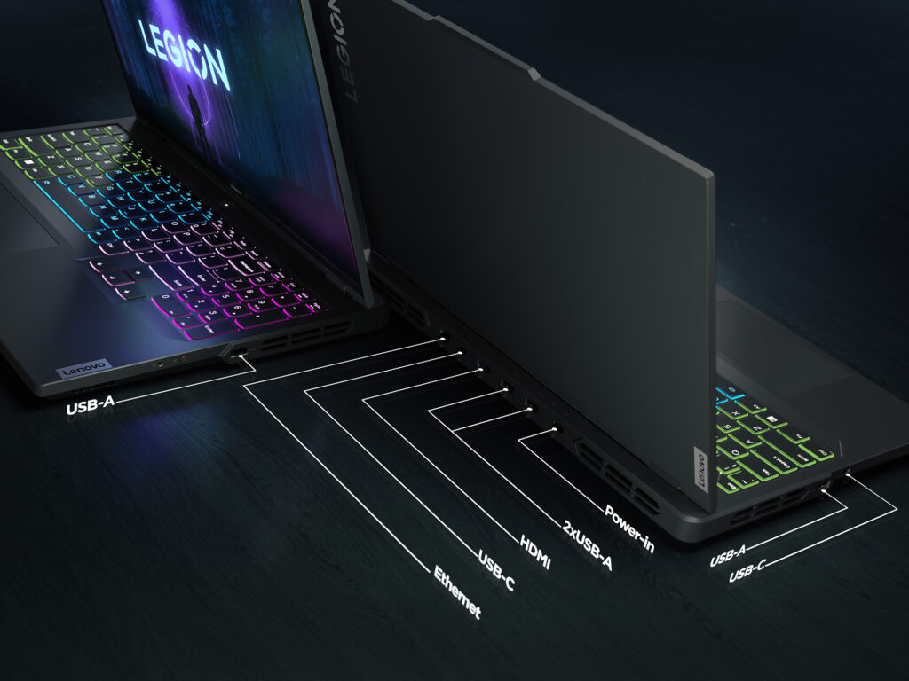 11 Legion 5i Pro Closeup Ports
